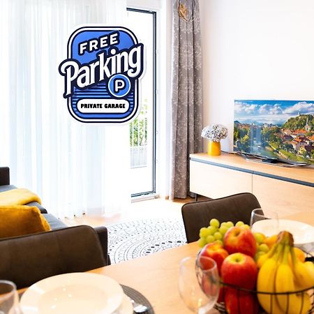 Masarykova Residence - Modern 1-Bedroom In City Center & Free Parking ลูบลิยานา ภายนอก รูปภาพ